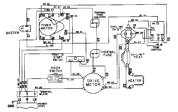 WIRING INFORMATION-LDE8404AD* (LDE8404ADE) (LDE8404ADL) (LDE8404ADM)