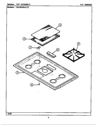 Top assembly
