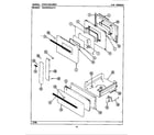 Maytag CBG5010AAL door/drawer diagram