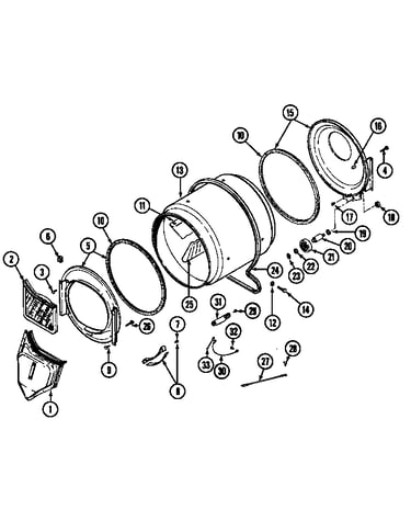 Tumbler (lde8624acm & ldg8624aam) (lde8624acm) (ldg8624aam)