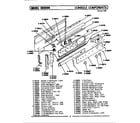 Maytag BCRE900 control panel diagram