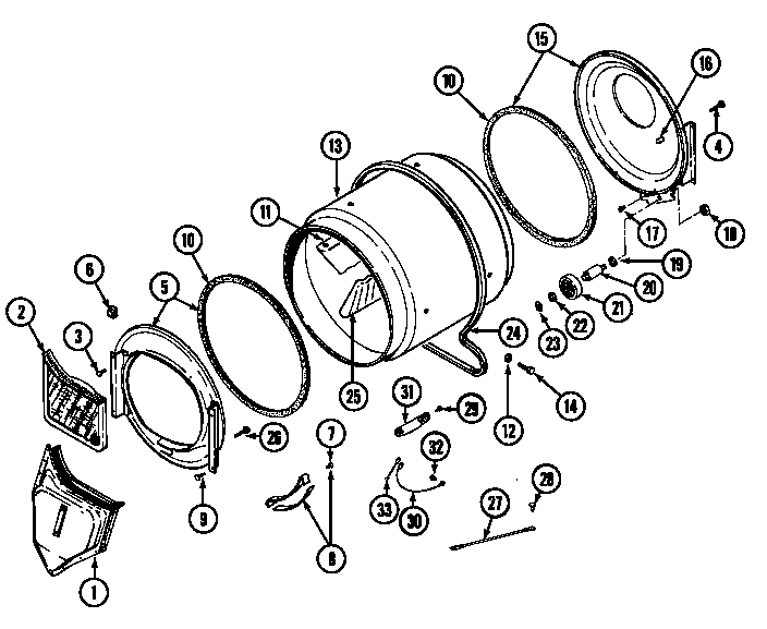 Tumbler (lde8604acm & ldg8604aam) (lde8604acm) (ldg8604aam)