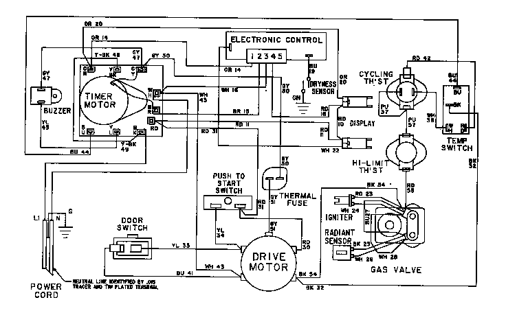 WIRING INFORMATION-LDG8604AA* (LDG8604AAE) (LDG8604AAL) (LDG8604AAM)