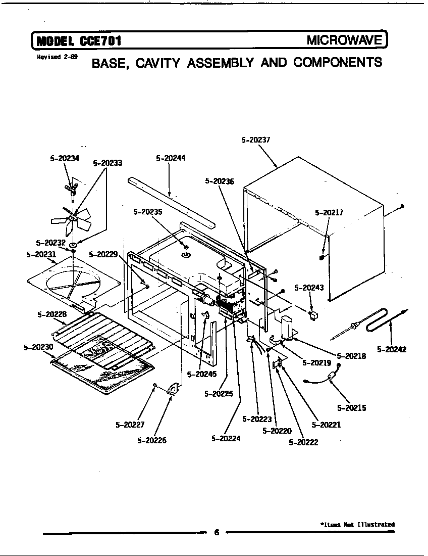 BASE & CAVITY ASSEMBLY - MICROWAVE