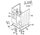 Maytag LDG7304ABL cabinet-rear (ldg7304aae) (ldg7304aal) (ldg7304abe) (ldg7304abl) diagram