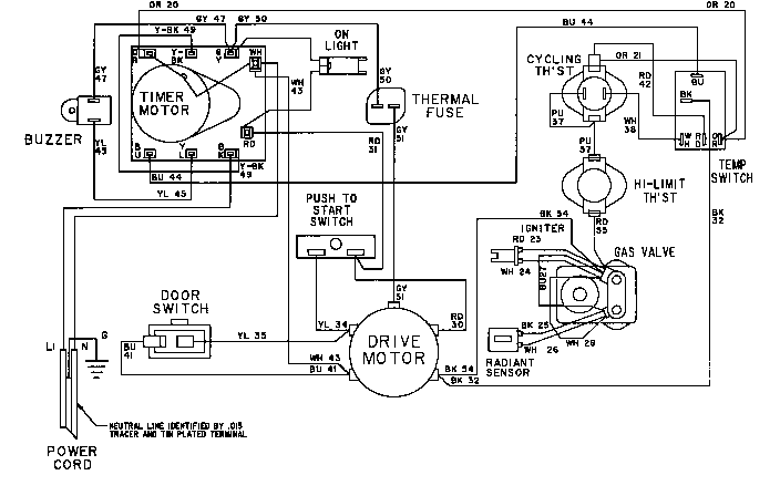 WIRING INFORMATION (LDG7304AAM) (LDG7304ABM)
