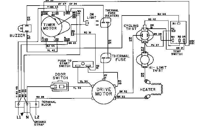 WIRING INFORMATION-LDE7304AC* (LDE7304ACE) (LDE7304ACL) (LDE7304ACM)