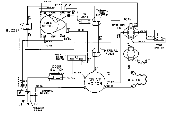 WIRING INFORMATION-LDE7314AC* (LDE7314ACE) (LDE7314ACL) (LDE7314ACM)