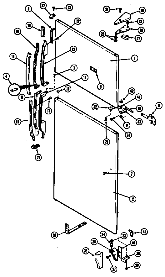Outer door