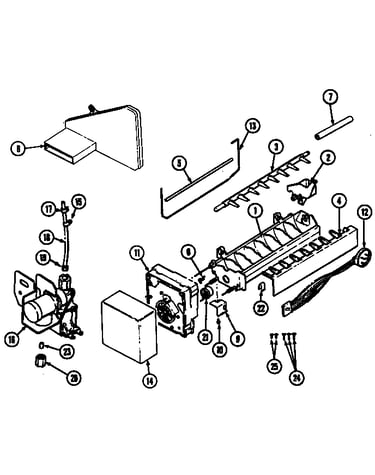 Optional ice maker kit (rae3100aax)