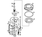 Maytag LAT8804AAL tub diagram