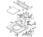 Maytag LAT7334AAM top diagram