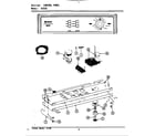 Maytag GA1910 control panel diagram