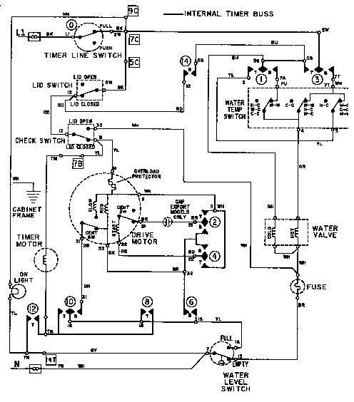 WIRING INFORMATION (LAT9704AAM & ABM) (LAT9704AAM) (LAT9704ABM)