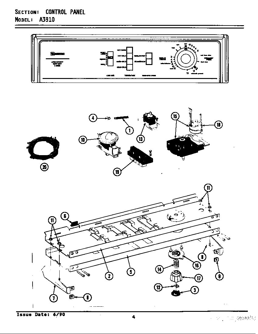 Control panel