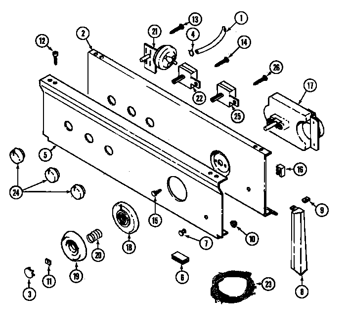 Control panel (lat9704dal) (law9704aae) (law9704aal) (law9704abe)