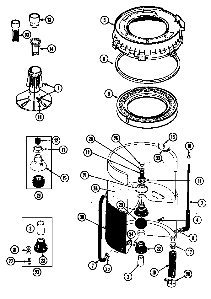 Tub (law9704aam & lat9704dam) (lat9704dam) (law9704aam)