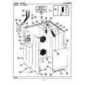 Maytag LAT9280AAW cabinet diagram