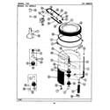 Maytag LAT9280AAW tub diagram