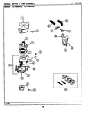 Motor & pump assembly (lat9400aae & abe) (lat9400aae) (lat9400abe)