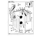 Maytag LAT9593ABW cabinet diagram
