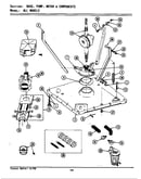 Base, pump, motor & components