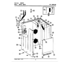 Maytag A8120 cabinet diagram