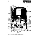 Maytag LA608 front panel removed diagram