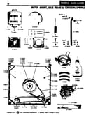 Motor mount, base frame & centering sprs