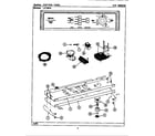 Maytag LAT3910AAW control panel diagram