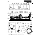 Maytag A608S control parts diagram