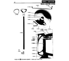 Maytag A608S bleach injection system diagram