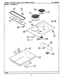 Control panel/top assembly/body