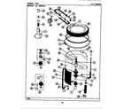 Maytag LAT7300ABW tub diagram