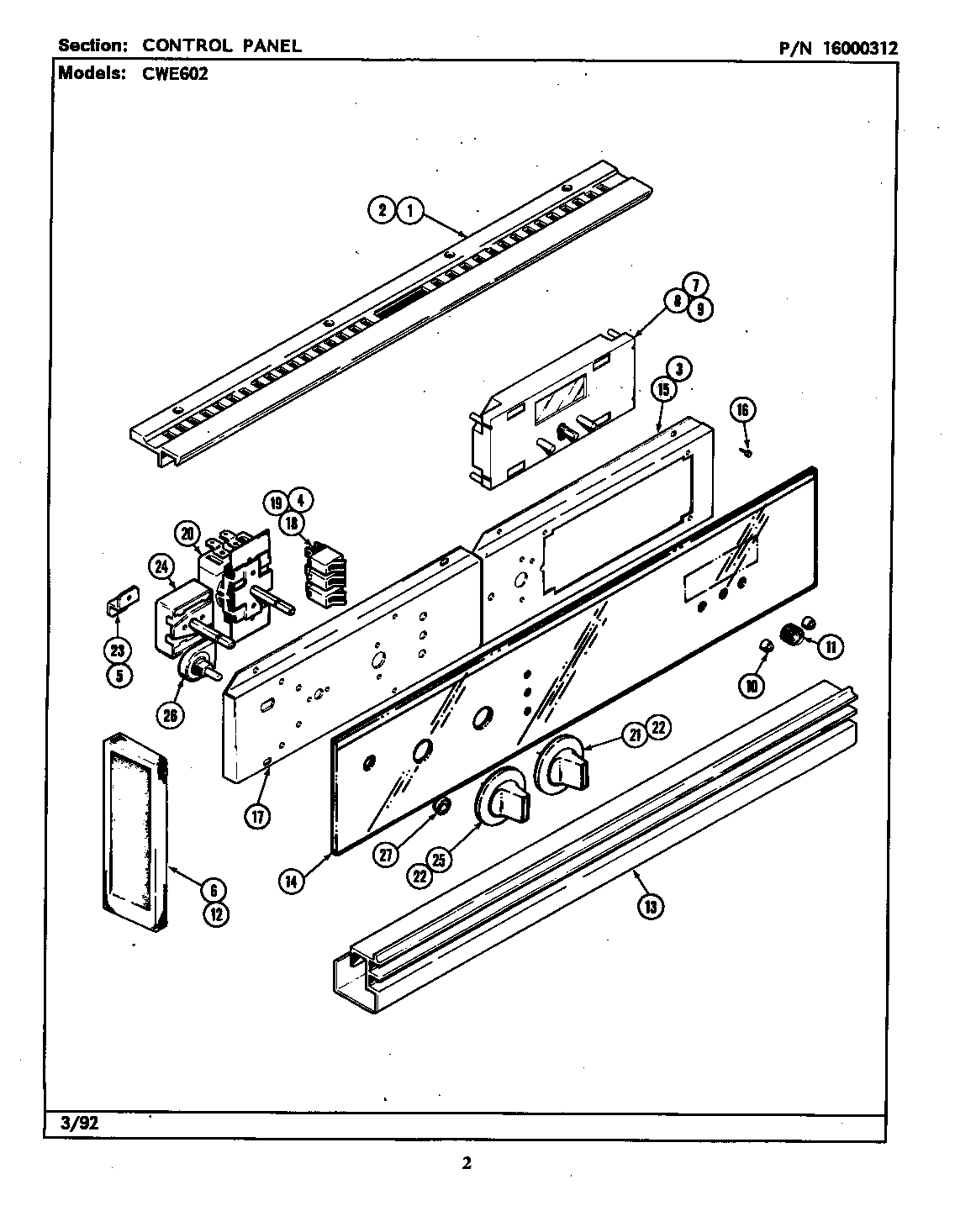 Control panel