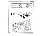 Maytag LAT7400ABL control panel diagram