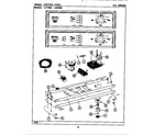 Maytag LAT7500AAW control panel diagram