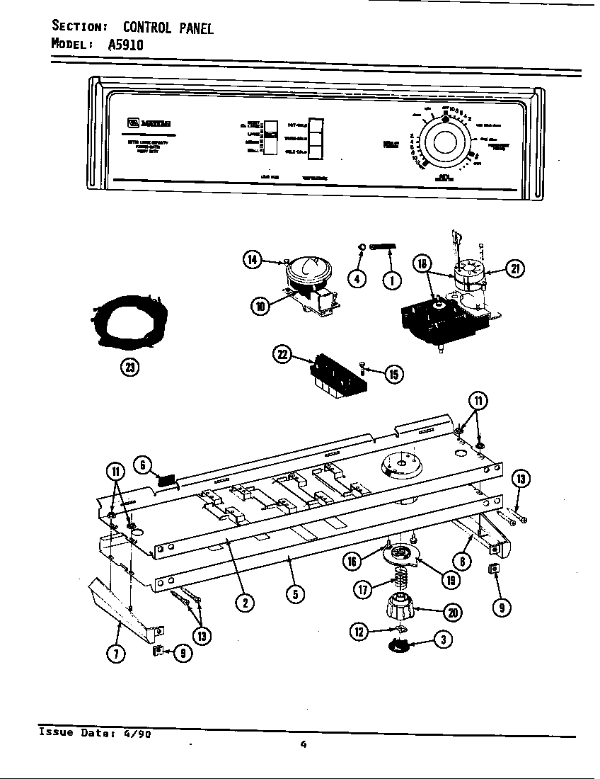 Control panel