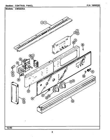 Control panel