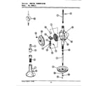 Maytag LA8500 orbital transmission diagram