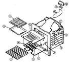 Jenn-Air FCE4040B oven diagram