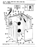 Cabinet, water valve, hoses & frnt panel