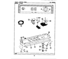 Maytag LAT8100AAW control panel diagram