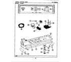 Maytag LAT8340AAW control panel diagram