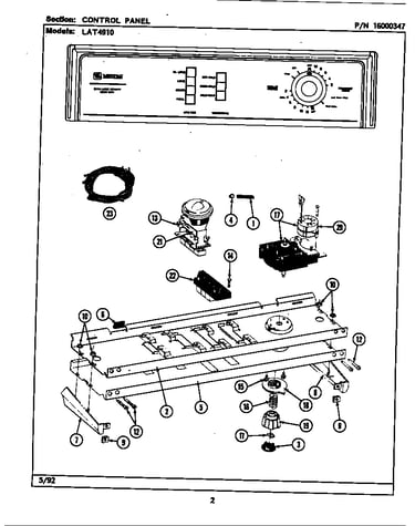 Control panel
