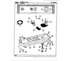 Maytag LAT8608ABE control panel (lat8608aal) (lat8608aaw) diagram