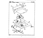 Maytag LAT8608AAW top (lat8608aal) (lat8608aaw) diagram
