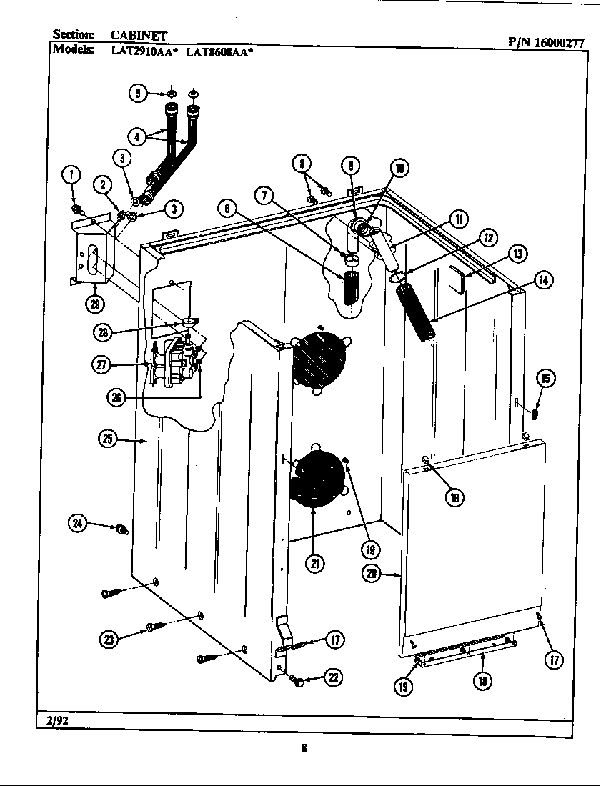 CABINET (LAT8608AAL) (LAT8608AAW)