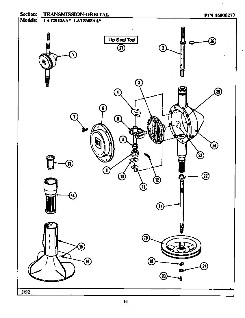 TRANSMISSION-ORBITAL (LAT8608AAL) (LAT8608AAW)