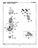 Motor & pump assembly (lat8608aal) (lat8608aaw)
